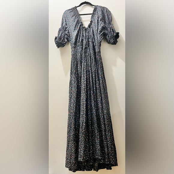 DÔEN Ischia Dress in Midnight Songbird Paisley, Size XXL - Picture 3 of 15